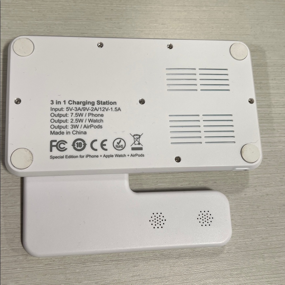 White Apple Charging Station - Picture 2 of 2